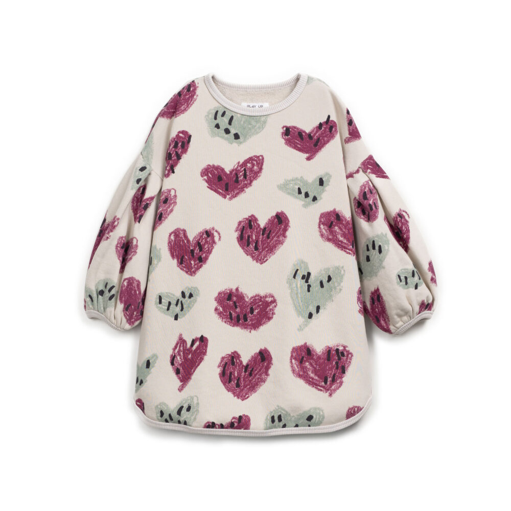 Vestito stampa cuori