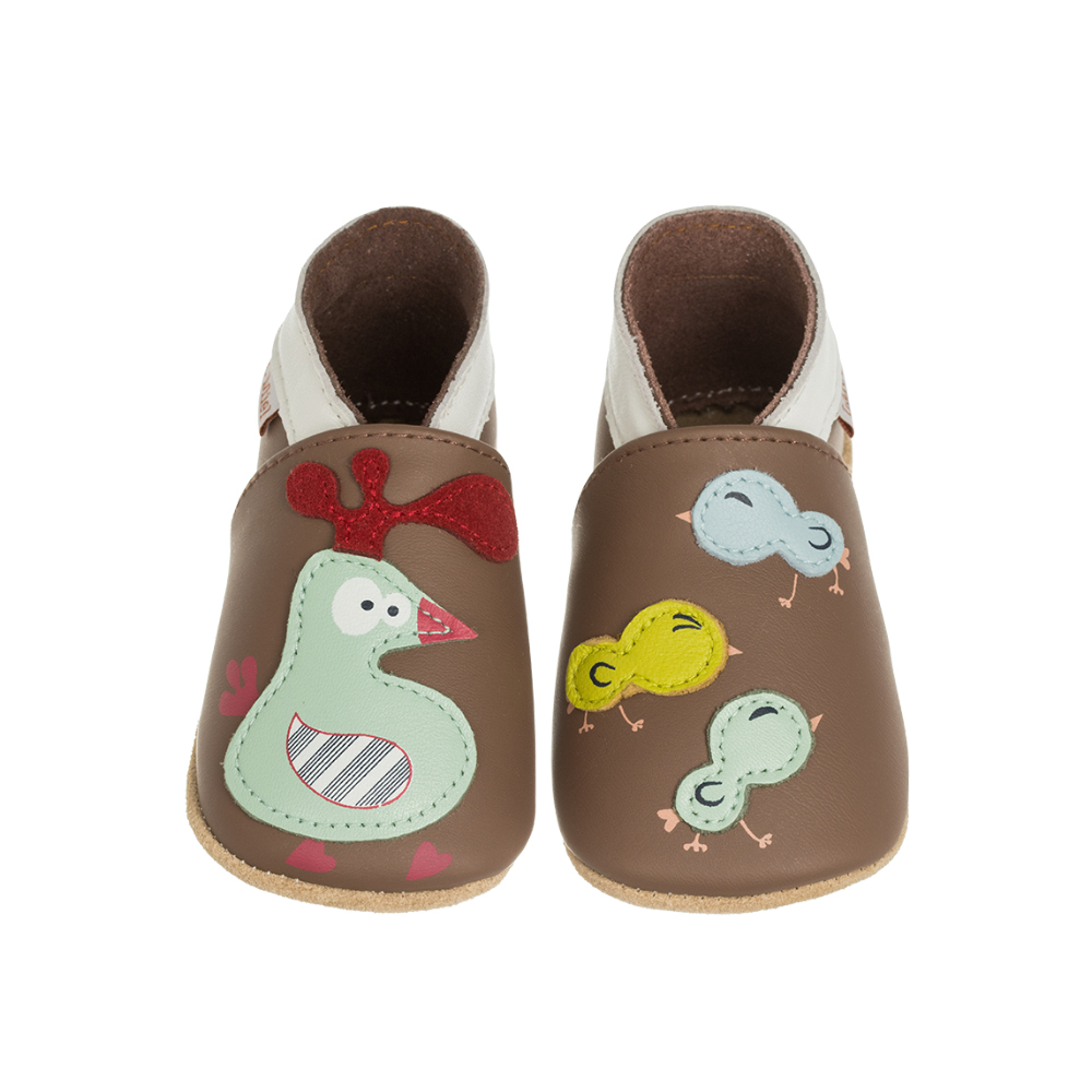 Pantofoline chioccia con pulcini