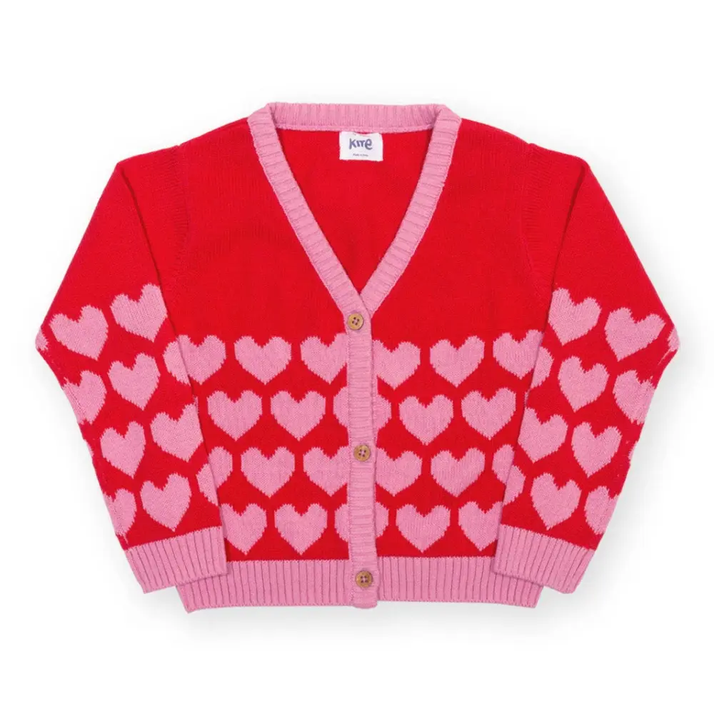 Cardigan cuori